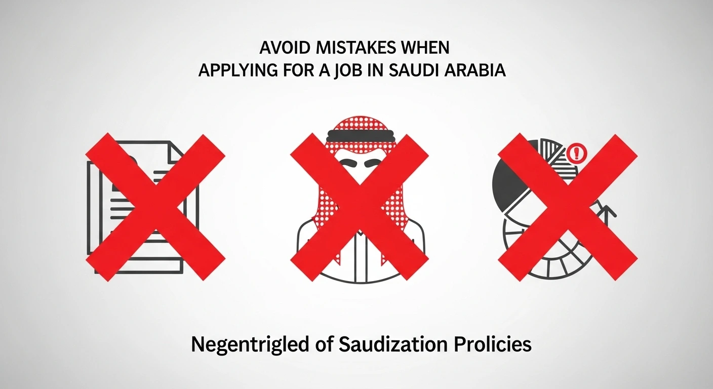 أخطاء التقديم للعمل في السعودية