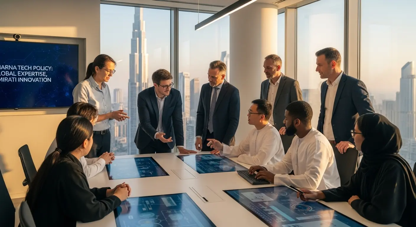 سياسة الإمارنة في القطاع التكنولوجي - تعاون بين الخبراء الدوليين والكفاءات الإماراتية