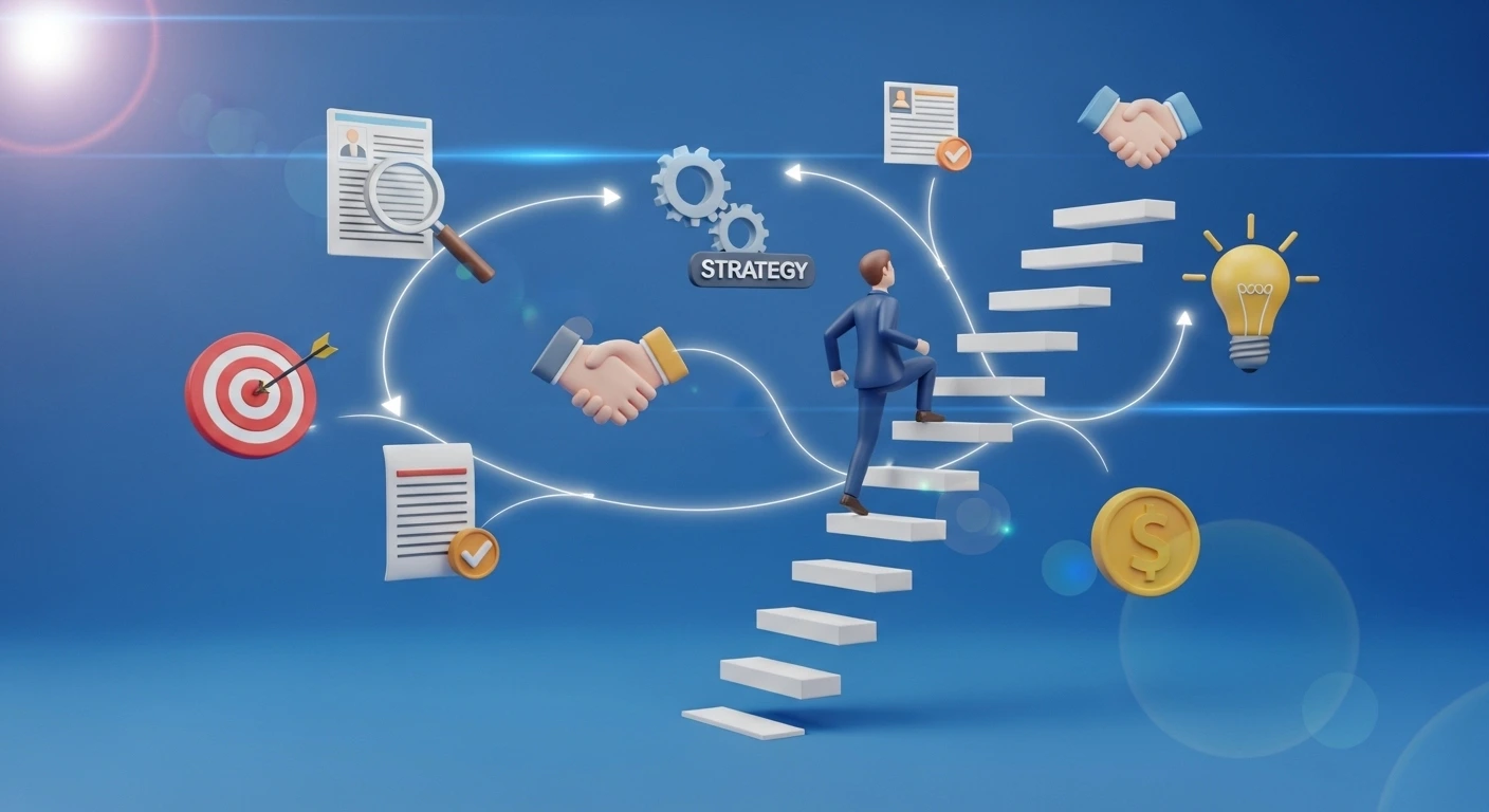 استراتيجيات البحث عن وظيفة في سوق تنافسي مع رموز التخطيط والنجاح