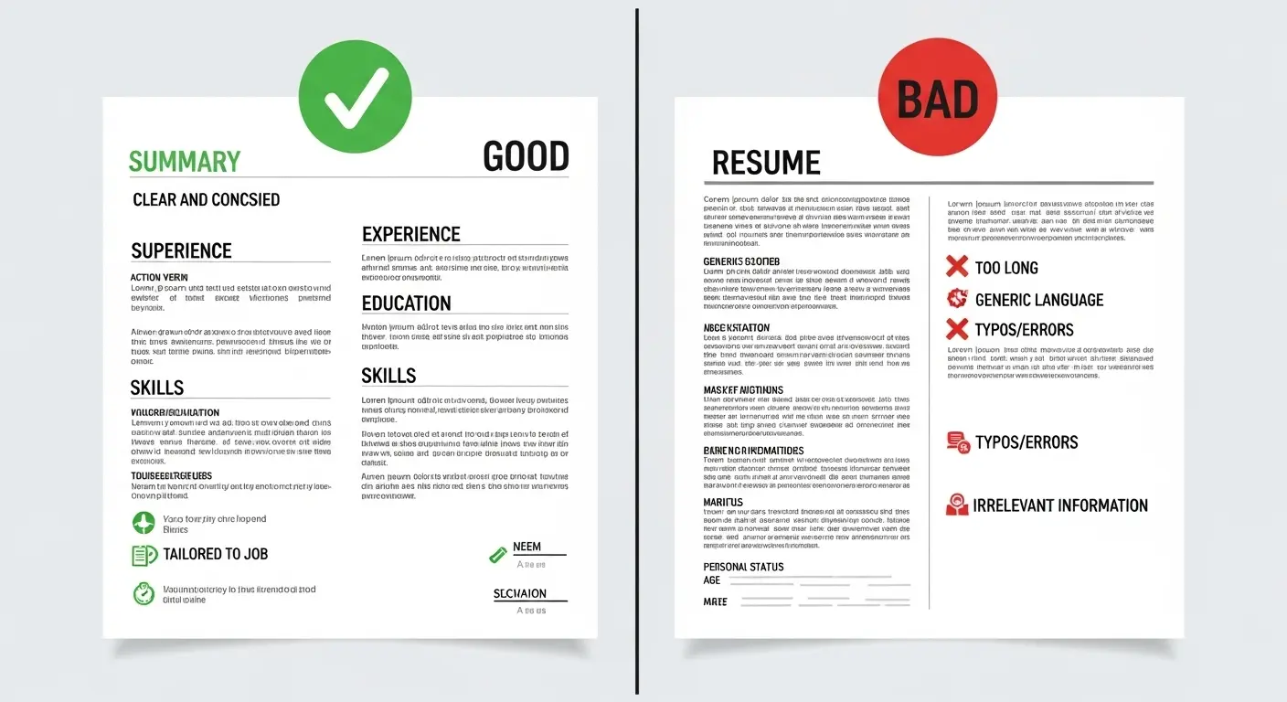 6 أخطاء شائعة تدمر سيرتك الذاتية (وكيف تتفاداها)